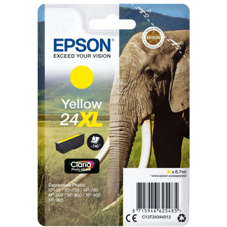 Epson ink cartridge XL yellow Claria Photo HD T 243     T 2434