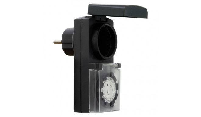 REV Timer Mechanical Outdoor, black 0025700409