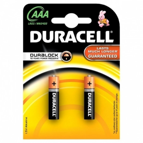Duracell MN 2400 Basic AAA (LR03) Blister Pack 2pcs