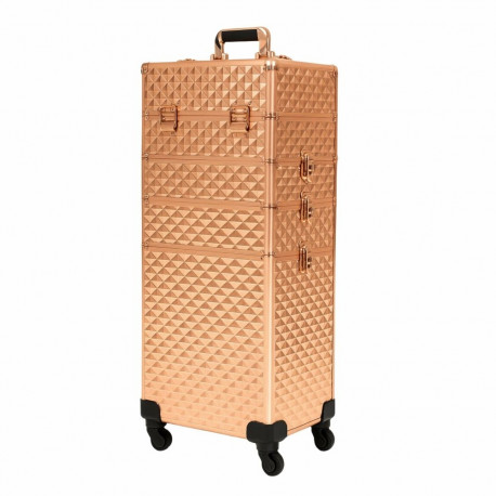 CA40A KUFEREK KOSMETYCZNY DUŻY ROSE GOLD