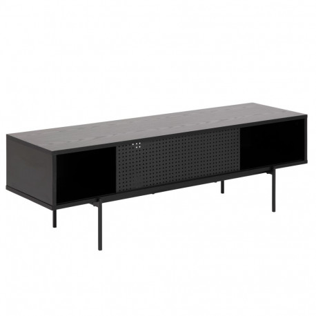 TV table ANGUS 140x40xH44cm, black