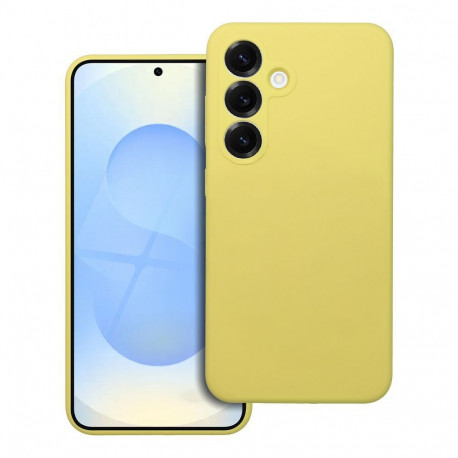 Case for Honor X6C Silicone 2mm (camera protection) yellow