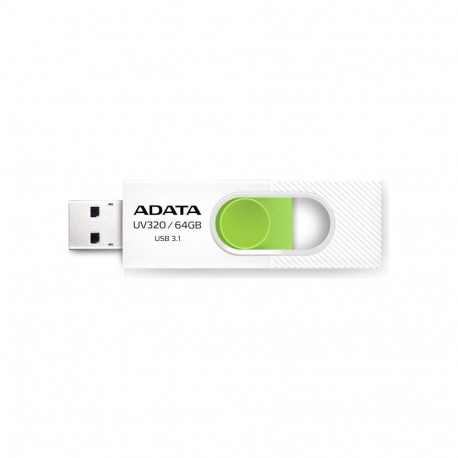 ADATA UV320 64GB, USB stick (white / green, USB-A 3.2 (5 Gbit / s))