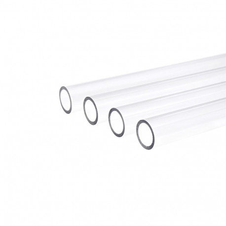 Eisrohr 13/10mm PETG HardTube 80cm (transparent, 4er Set)
