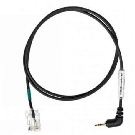 EPOS SENNHEISER AUDIO CABLE FOR DECT HEADSETS TO CONNECT WITH DESK PHONES WITH A RJ45-2.5MM JACK_