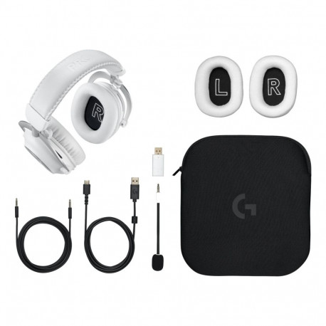Logitech G 981-001269 juhtmevabad valged Bluetooth mänguri peavõru kõrvaklapid