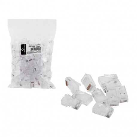 Cablexpert PLUG3UP6/100 juhtmekonnektor 1 läbipaistev