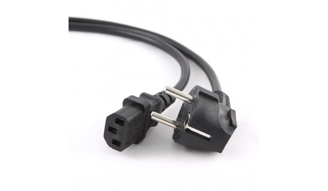 Gembird PC-186-VDE-3M power cord with VDE approval 3 meter Black