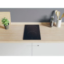 CANDY Ceramic Domino Hob CDH30, 2 cooking zones, Width 28.8 cm, Black color
