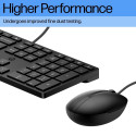 HP 320MK USB Wired Mouse Keyboard Combo - Black - US ENG