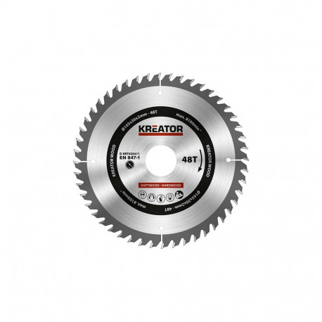 Saetera puidule Ø165x30x2mm, 48 hammast Kreator
