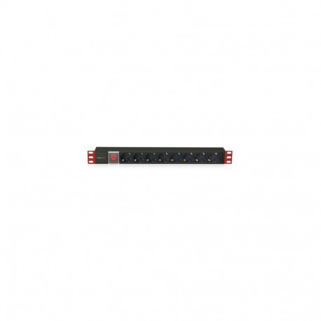 Techly Power strip 8 sockets 3m 250V/16A for 19" 1U rack cabinets
