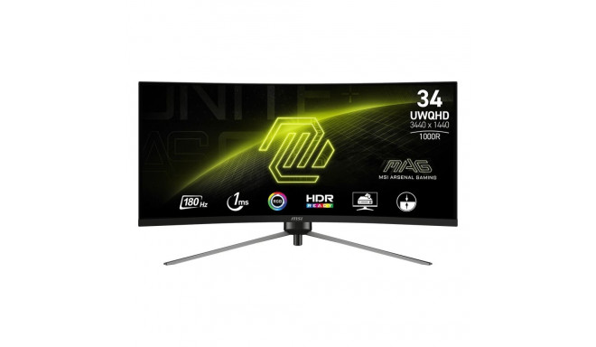 MSI MAG 345CQR - 180Hz | UWQHD | 34'' | VA | 1ms