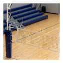 Netex SI0009 volleyball net with antennas, black, professional