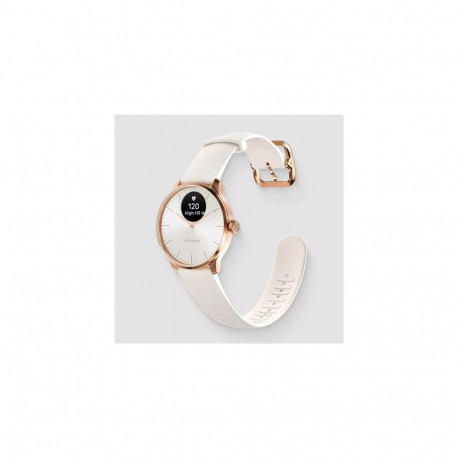 Withings Scanwatch Light smartwatch, 37 mm, white / rose gold
