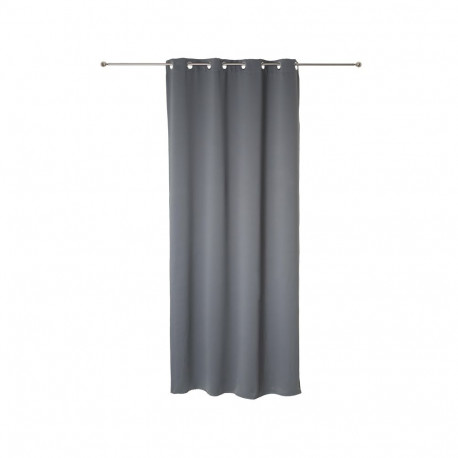BLACKOUT GREY CURTAIN 140X260 N