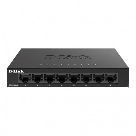 D-Link DGS-108GL/E haldamata lauaarvuti gigabit ethernet (vask) portide arv 8