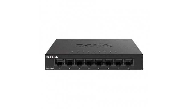 D-Link | Switch | DGS-108GL/E | Unmanaged | Desktop | Gigabit Ethernet (copper) ports quantity 8