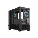 Fractal Design | Pop Mini Air RGB | Side window | Black TG Clear Tint | mATX, Mini ITX | Power suppl