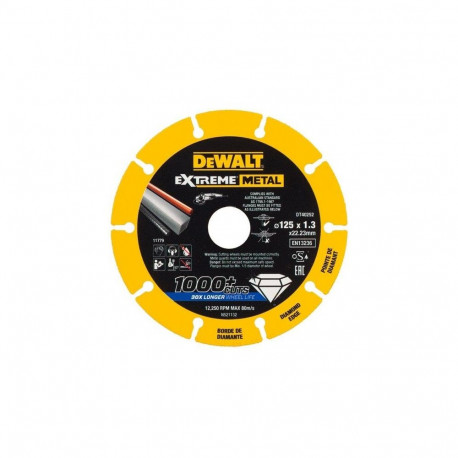 Dewalt Extreme Metal Diamond Blade 125x22.23x1.3mm (DT40252-QZ)