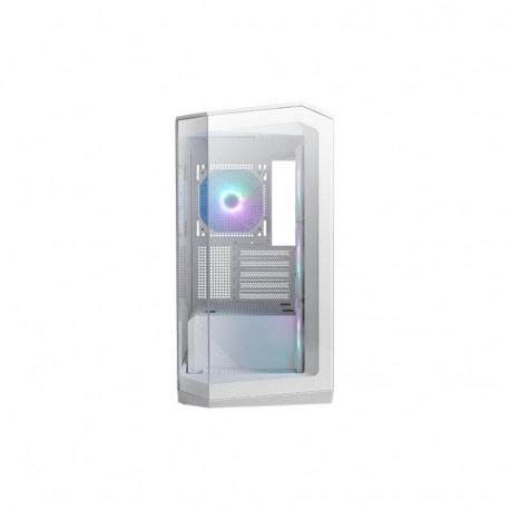 Case|MSI|MidiTower|Case product features Transparent panel|Not included|MicroATX|Colour White|MAGPAN