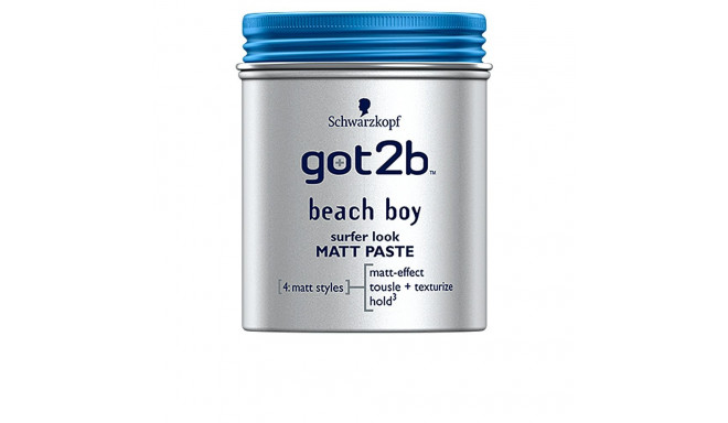 SCHWARZKOPF MASS MARKET GOT2B BEACH BOY matt paste surfer look 100 ml