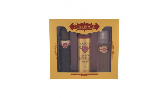 Cuba Royal Eau de Toilette (100ml) (Edt 100 ml + Deodorant 200 ml + Aftershave Water 100 ml)