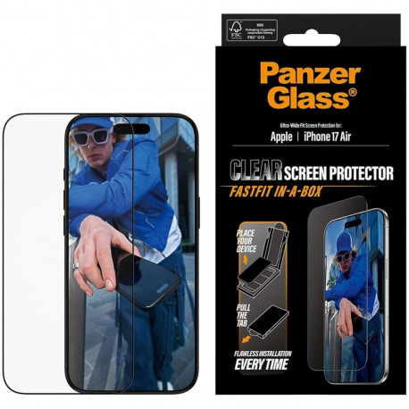 Kaitseklaas PanzerGlass iPhone Air UWF Fastfit in-a-box