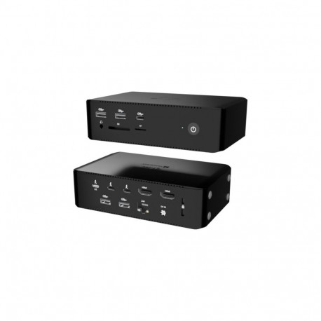 I-TEC Thunderbolt 5 Quattro Display DS 2xTB5 2xHDMI 1x2.5GLAN 1xAudio/Mic 1xUSB-C Gen2 4xUSB-A Gen2 