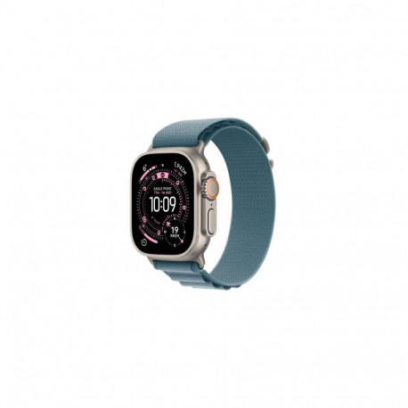 Apple Watch Ultra 3 (2025) GPS + Cellular 5G 49mm Natur Titanium Case with Light Blue/Alpine Loop M 