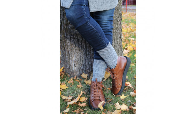 SOKISAHTEL ALPAKA hallid sokid naistele 444