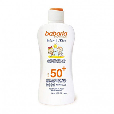 Babaria laste päikesekaitsepiim SPF50+ 200ml
