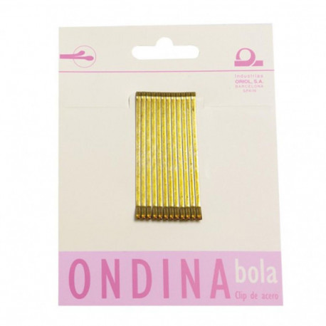 Eurostil juukseklambrid Ondina 50mm bola 12tk, pronks
