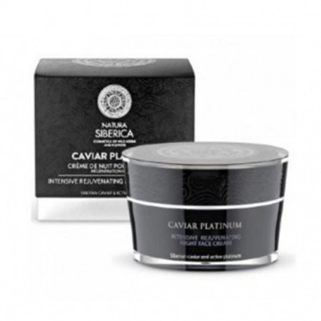 Natura Siberica öökreem Caviar Platinum intensiivne näole ja kaelale 50ml