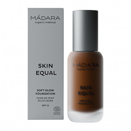 Madara jumestuskreem Skin Equal Soft Glow SPF15 30ml, 100 mocha