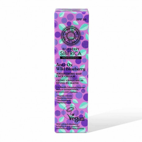NATURA SIBERICA BLUEBERRY ANTI-OX CREMA DE DIA FACIAL WILD BLUEBERRY 50ML
