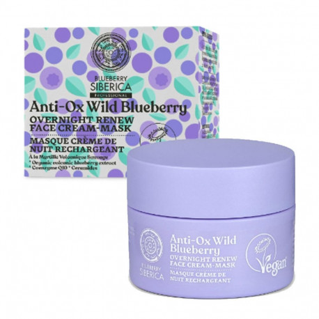 NATURA SIBERICA BLUEBERRY ANTI-OX CREMA FACIAL MASCARA WILD BLUEBERRY 50ML