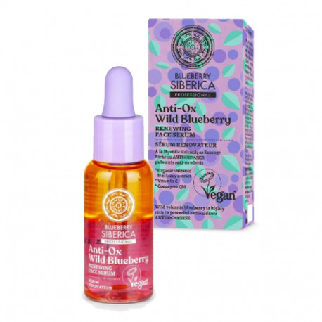 NATURA SIBERICA BLUEBERRY ANTI-OX SERUM FACIAL WILD BLUEBERRY 30ML