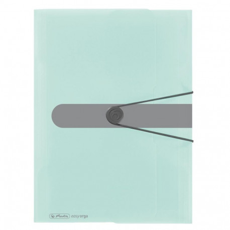 Herlitz kummiga kaaned A4, Easy Orga, pastelne mündiroheline