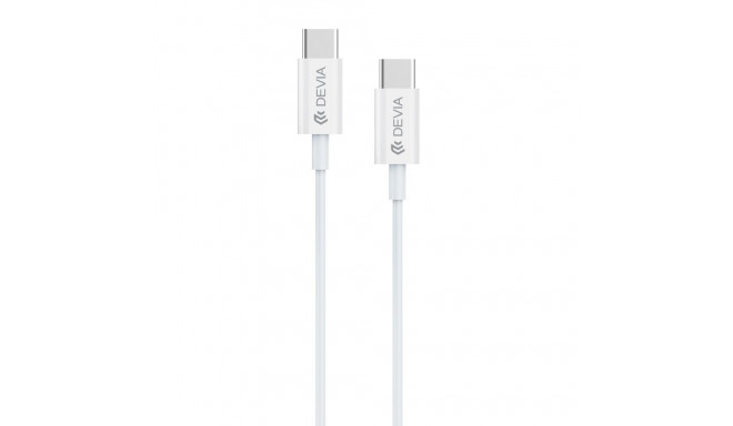 Devia cable Smart EC042 PD USB-C - USB-C 60W 3A white