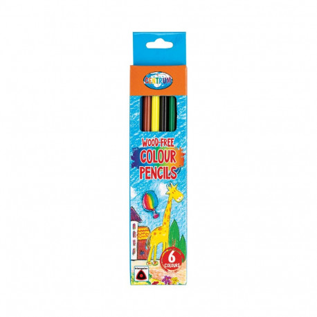 Colored pencils CENTRUM wood-free 6 colors