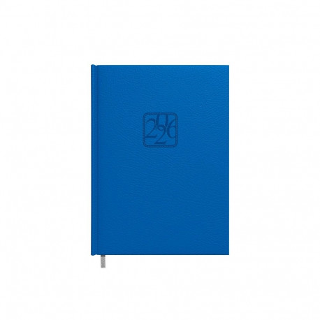 Raamatkalender MINISTER Päev sinine, päeva sisu, kunstnahast kaaned 2026a.