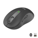 Hiir Logitech Signature M650 Wireless Mouse - GRAPHITE / must, 5-nupuga, Bluetooth, 2.4 GHz - Logite
