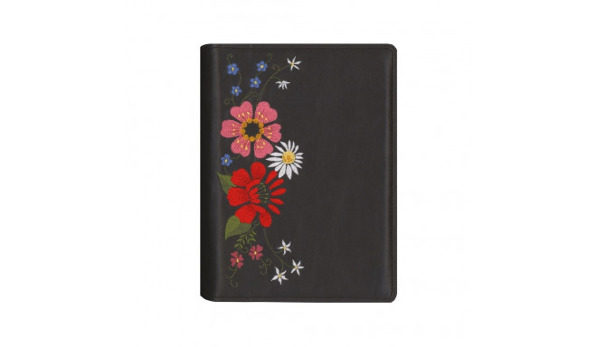 Raamatkalender MINISTER Tikand Nädal H Muhu A5, spiraalköide, kunstnahast kaaned 2026a