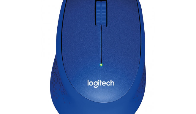 Logitech wireless mouse M330 Silent Plus, blue