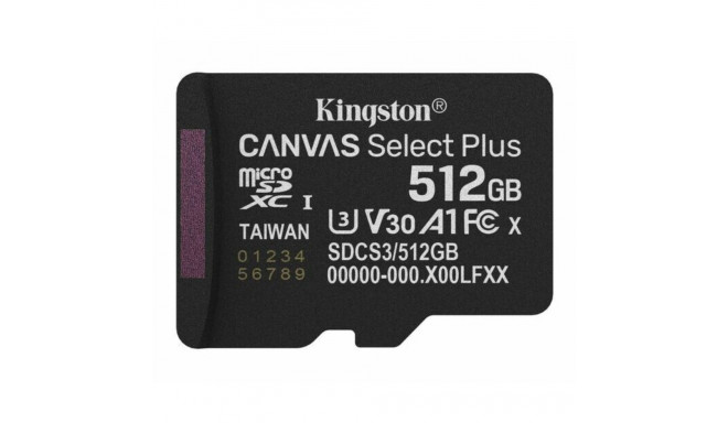 Kingston Canvas Select Plus Gen3 Memory Card 512GB / microSDXC