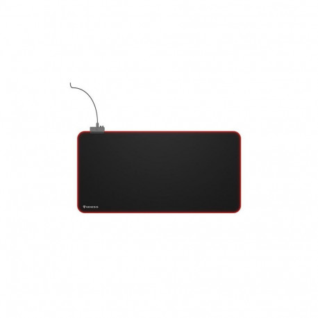 Genesis Mouse Pad | Boron 500 XXL RGB | Mouse pad | 400 x 800 x 4 mm | Black