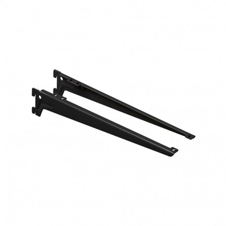 1 PAIR BRACKET ANGLE 380 MM BLACK