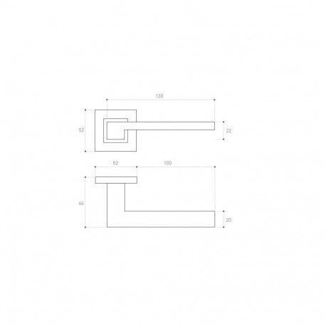 DOOR HANDLE SAPPHIRE BLACK