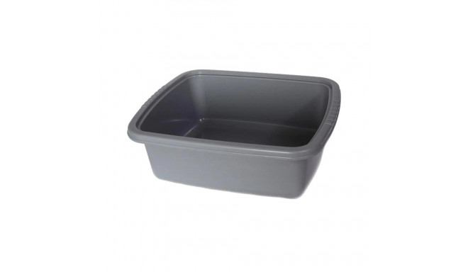 ruudukujuline kauss 9L 34x34x13,5cm kakao